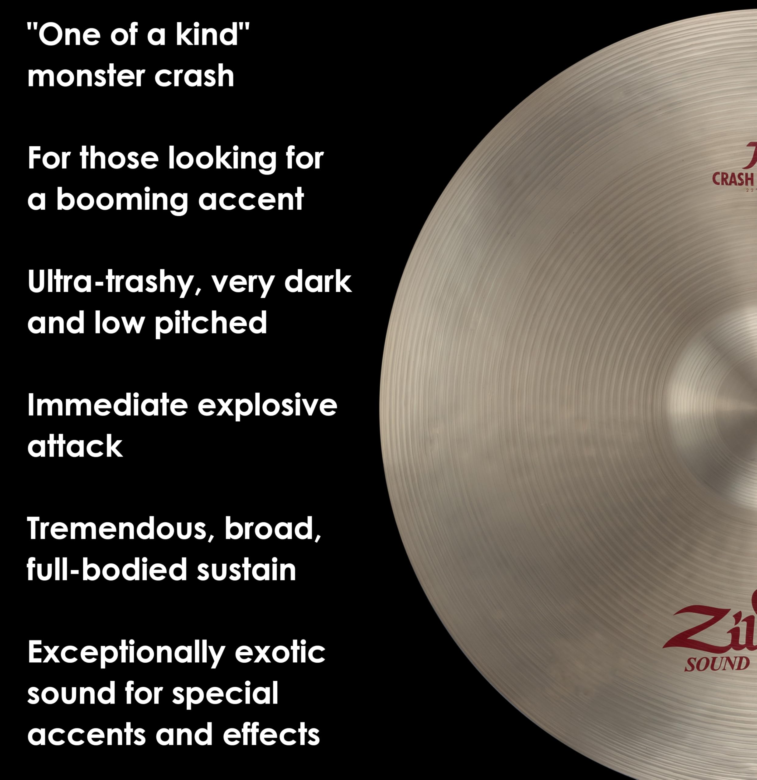 Amazon.com: Zildjian FX, 22 inches Effect Cymbal, Multicolored, 22